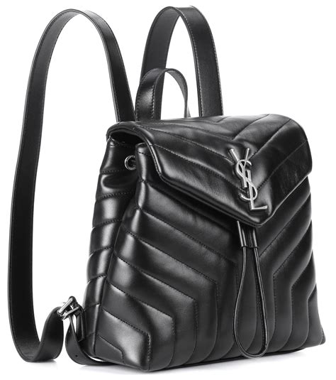 ysl backpack leather|ysl loulou backpack.